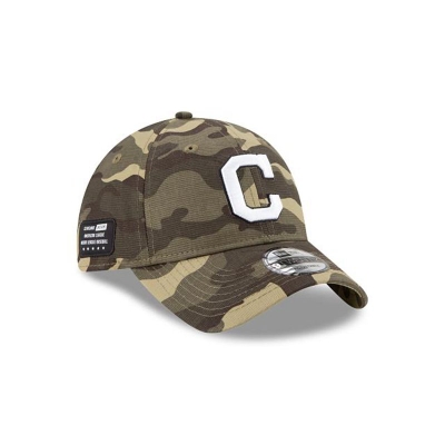 Sapca New Era Cleveland Indians MLB Armed Forces Weekend 9TWENTY Adjustable - Verzi